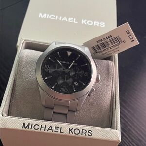 Michael Kors Silver Chronograph Watch